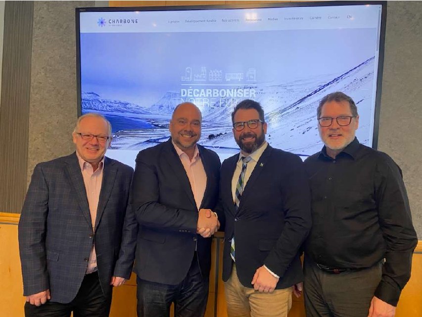 CHARBONE Hydrogène finalise les arrangements avec la ville de Sorel-Tracy pour le lancement de la construction d’un projet d’hydrogène vert au Québec